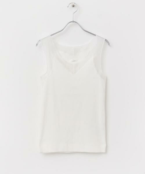 URBAN RESEARCH ITEMS/アーバンリサーチ アイテムズ フハクキリカエタンクトップ ホワイト FREE URBAN RESEARCH ITEMS/アーバンリサーチ アイテムズ フハクキリカエタンクトップ ホワイト FREE