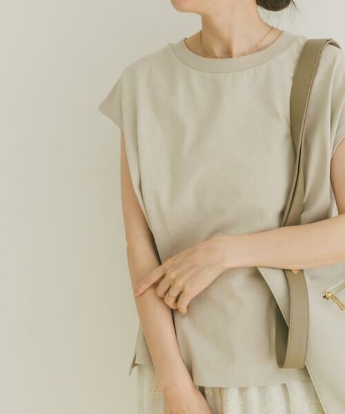 URBAN RESEARCH ITEMS/アーバンリサーチ アイテムズ クルーネックノースリTシャツ ベージュ系その他 FREE URBAN RESEARCH ITEMS/アーバンリサーチ アイテムズ クルーネックノースリTシャツ ベージュ系その他 FREE