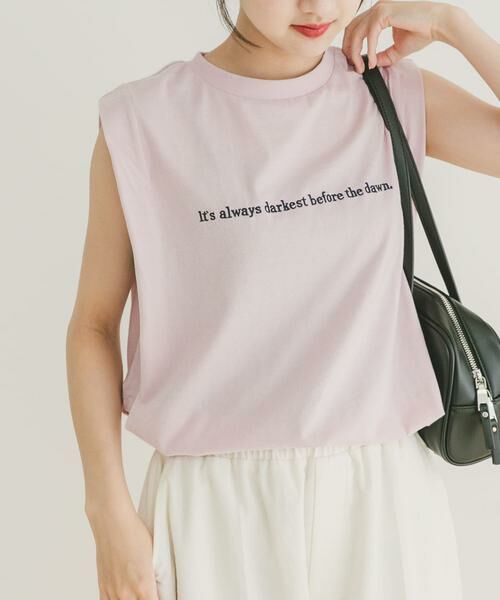 URBAN RESEARCH ITEMS / アーバンリサーチ アイテムズ Tシャツ | ショルダータックロゴTシャツ | 詳細1