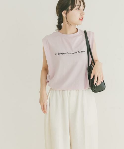 URBAN RESEARCH ITEMS / アーバンリサーチ アイテムズ Tシャツ | ショルダータックロゴTシャツ | 詳細4