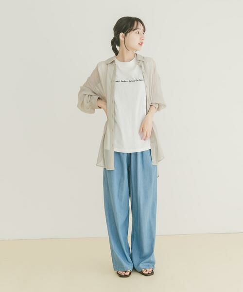 URBAN RESEARCH ITEMS / アーバンリサーチ アイテムズ Tシャツ | ショルダータックロゴTシャツ | 詳細27