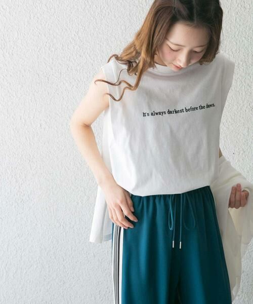 URBAN RESEARCH ITEMS / アーバンリサーチ アイテムズ Tシャツ | ショルダータックロゴTシャツ | 詳細28