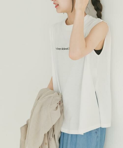 URBAN RESEARCH ITEMS / アーバンリサーチ アイテムズ Tシャツ | ショルダータックロゴTシャツ | 詳細17