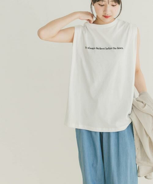 URBAN RESEARCH ITEMS / アーバンリサーチ アイテムズ Tシャツ | ショルダータックロゴTシャツ | 詳細21