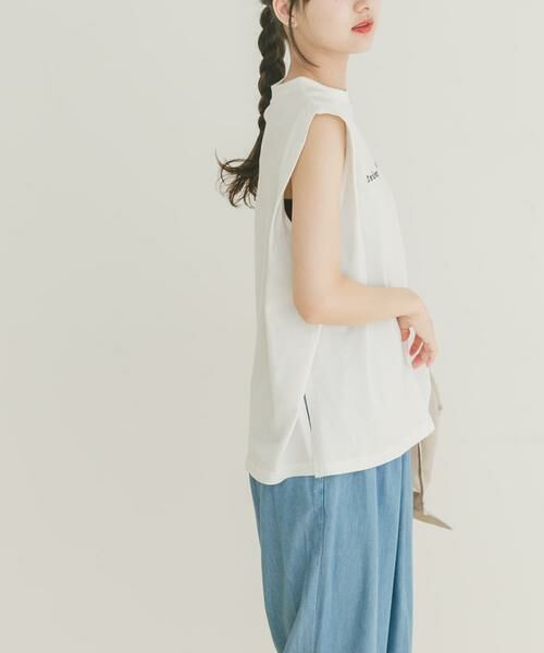 URBAN RESEARCH ITEMS / アーバンリサーチ アイテムズ Tシャツ | ショルダータックロゴTシャツ | 詳細22