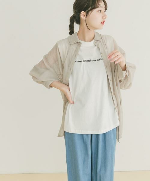URBAN RESEARCH ITEMS / アーバンリサーチ アイテムズ Tシャツ | ショルダータックロゴTシャツ | 詳細23