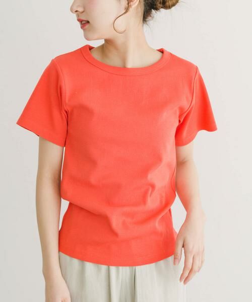 URBAN RESEARCH ITEMS / アーバンリサーチ アイテムズ Tシャツ | クールコットンリブ半袖Tシャツ | 詳細1