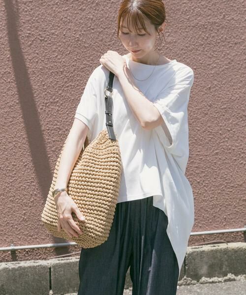 URBAN RESEARCH ITEMS / アーバンリサーチ アイテムズ Tシャツ | シルケットドルマンTシャツ | 詳細11