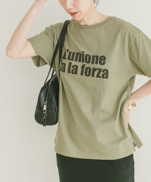 URBAN RESEARCH ITEMS / アーバンリサーチ アイテムズ Tシャツ | ロゴハンソデTシャツ | 詳細1