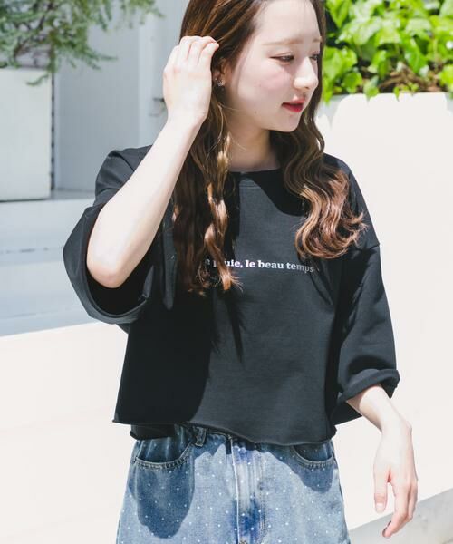 URBAN RESEARCH ITEMS / アーバンリサーチ アイテムズ Tシャツ | ハクプリントロゴTシャツ | 詳細1