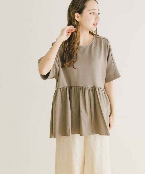 URBAN RESEARCH ITEMS / アーバンリサーチ アイテムズ Tシャツ | ポンチドッキング半袖トップス | 詳細1