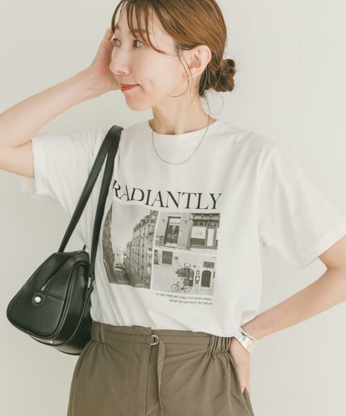 URBAN RESEARCH ITEMS / アーバンリサーチ アイテムズ Tシャツ | フォトプリントTシャツ(ホワイト系その他)