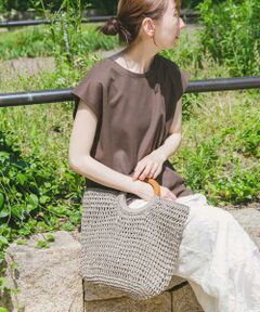 URBAN RESEARCH ITEMS / アーバンリサーチ アイテムズ Tシャツ | バックボタンフレンチTシャツ