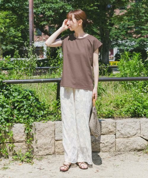 URBAN RESEARCH ITEMS / アーバンリサーチ アイテムズ Tシャツ | バックボタンフレンチTシャツ | 詳細5