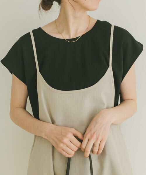 URBAN RESEARCH ITEMS / アーバンリサーチ アイテムズ Tシャツ | バックボタンフレンチTシャツ | 詳細24