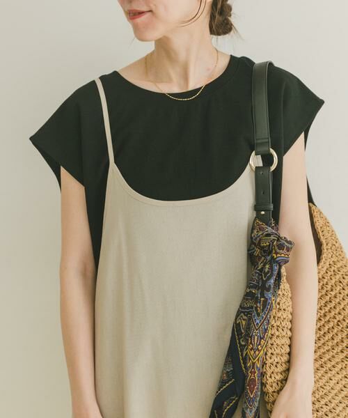 URBAN RESEARCH ITEMS / アーバンリサーチ アイテムズ Tシャツ | バックボタンフレンチTシャツ | 詳細25