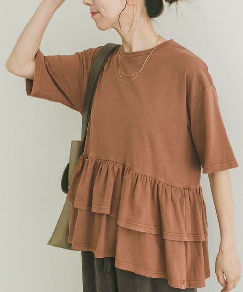 URBAN RESEARCH ITEMS / アーバンリサーチ アイテムズ Tシャツ | ピグメントティアードTシャツ | 詳細1