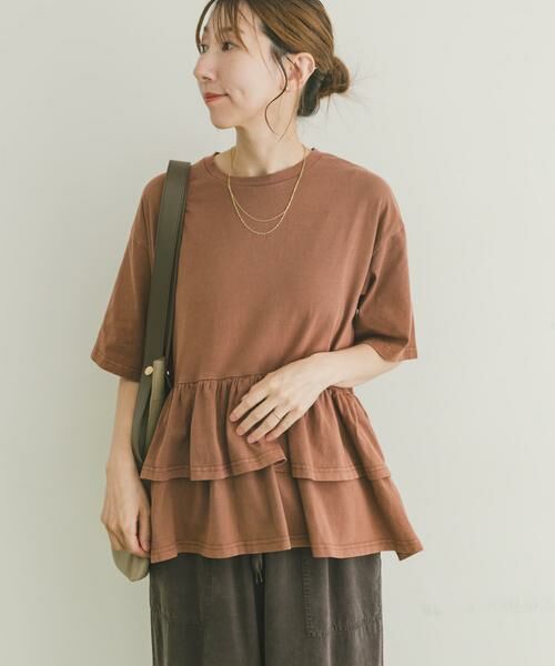 URBAN RESEARCH ITEMS / アーバンリサーチ アイテムズ Tシャツ | ピグメントティアードTシャツ | 詳細3