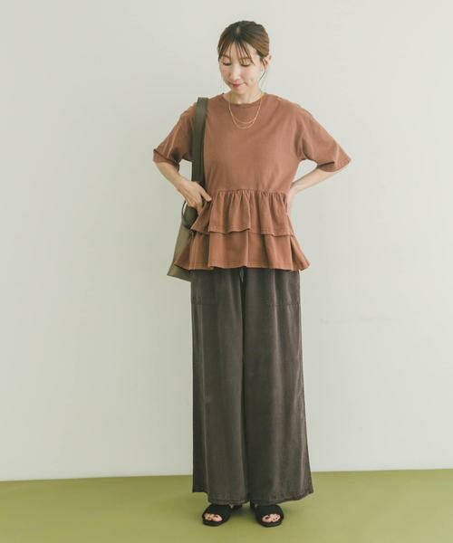 URBAN RESEARCH ITEMS / アーバンリサーチ アイテムズ Tシャツ | ピグメントティアードTシャツ | 詳細4