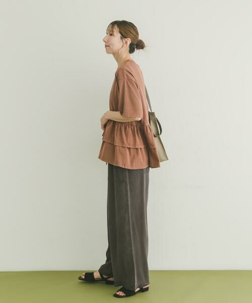 URBAN RESEARCH ITEMS / アーバンリサーチ アイテムズ Tシャツ | ピグメントティアードTシャツ | 詳細5