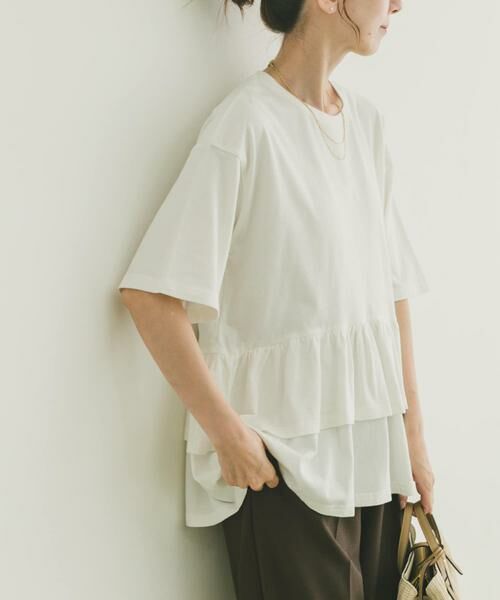 URBAN RESEARCH ITEMS / アーバンリサーチ アイテムズ Tシャツ | ピグメントティアードTシャツ | 詳細9