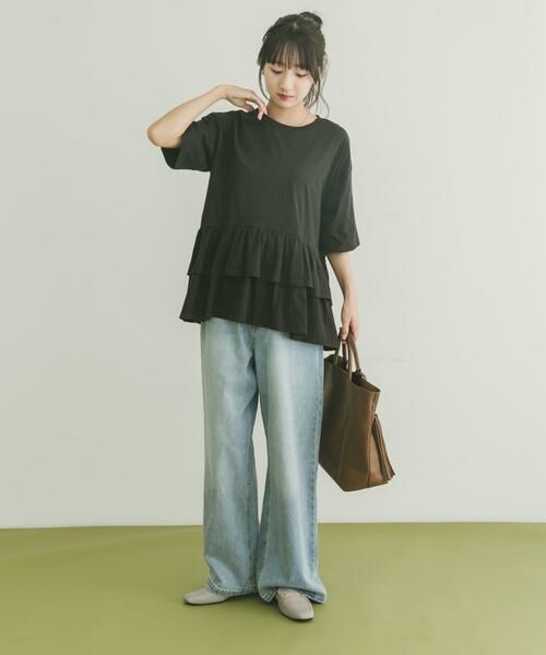 URBAN RESEARCH ITEMS / アーバンリサーチ アイテムズ Tシャツ | ピグメントティアードTシャツ | 詳細17