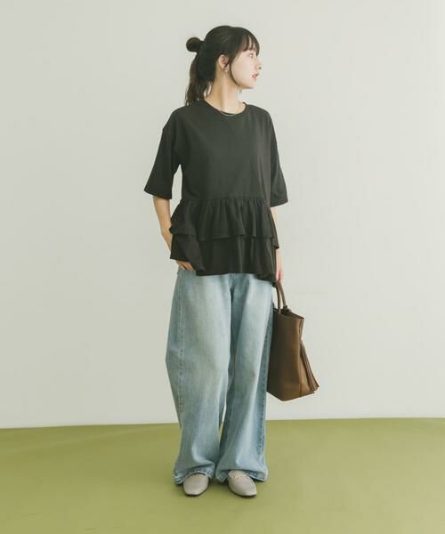 URBAN RESEARCH ITEMS / アーバンリサーチ アイテムズ Tシャツ | ピグメントティアードTシャツ | 詳細18