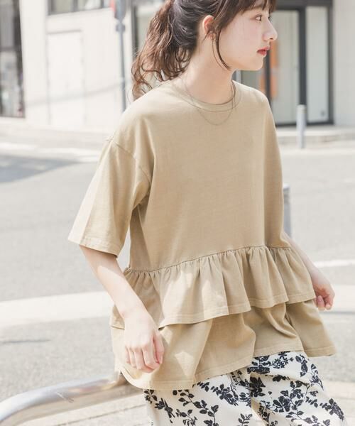 URBAN RESEARCH ITEMS / アーバンリサーチ アイテムズ Tシャツ | ピグメントティアードTシャツ | 詳細22