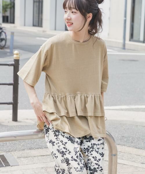 URBAN RESEARCH ITEMS / アーバンリサーチ アイテムズ Tシャツ | ピグメントティアードTシャツ | 詳細23