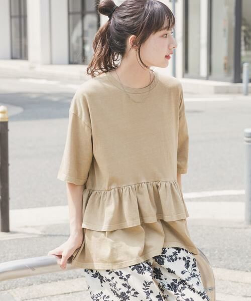 URBAN RESEARCH ITEMS / アーバンリサーチ アイテムズ Tシャツ | ピグメントティアードTシャツ | 詳細24