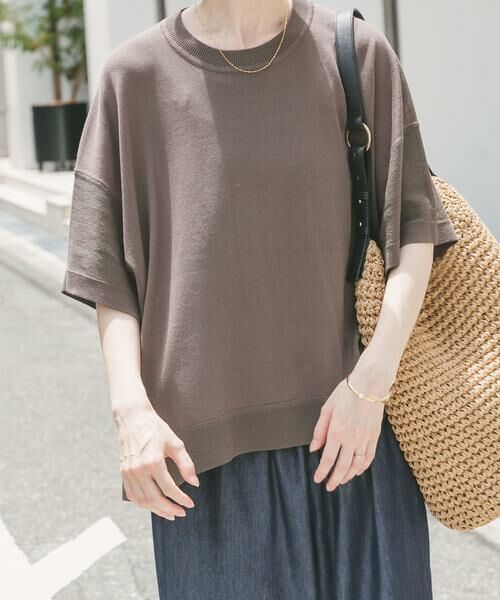 URBAN RESEARCH ITEMS / アーバンリサーチ アイテムズ ニット・セーター | ニットTシャツ(ブラウン系その他)