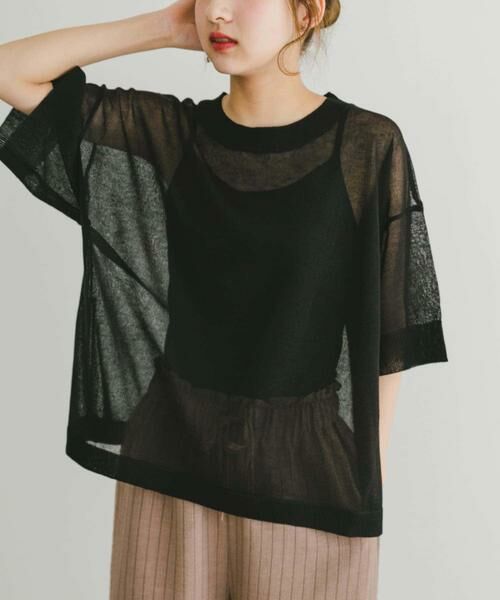 URBAN RESEARCH ITEMS / アーバンリサーチ アイテムズ ニット・セーター | シアーハンソデニットプルオーバー | 詳細15