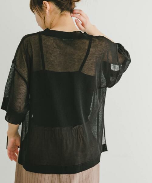 URBAN RESEARCH ITEMS / アーバンリサーチ アイテムズ ニット・セーター | シアーハンソデニットプルオーバー | 詳細16