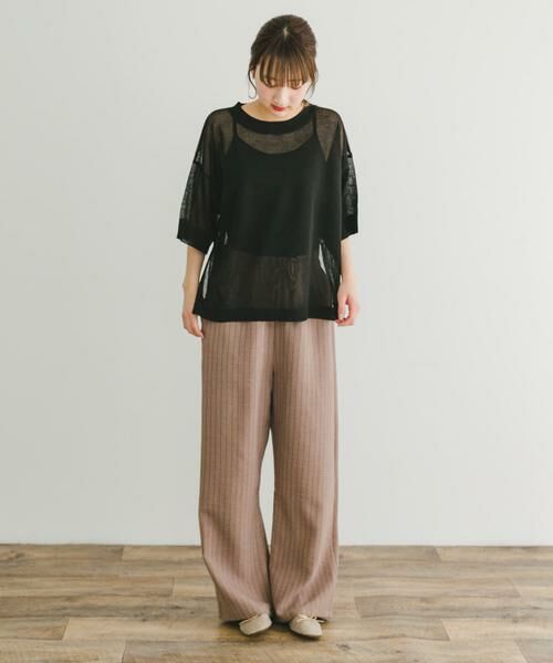 URBAN RESEARCH ITEMS / アーバンリサーチ アイテムズ ニット・セーター | シアーハンソデニットプルオーバー | 詳細17