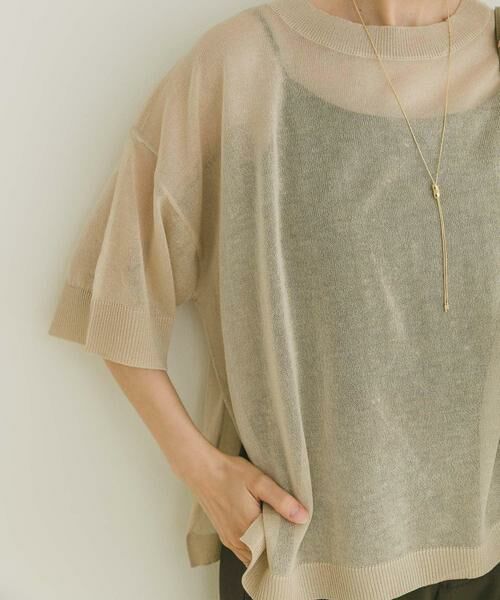 URBAN RESEARCH ITEMS / アーバンリサーチ アイテムズ ニット・セーター | シアーハンソデニットプルオーバー | 詳細20