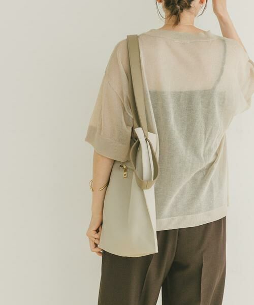 URBAN RESEARCH ITEMS / アーバンリサーチ アイテムズ ニット・セーター | シアーハンソデニットプルオーバー | 詳細22