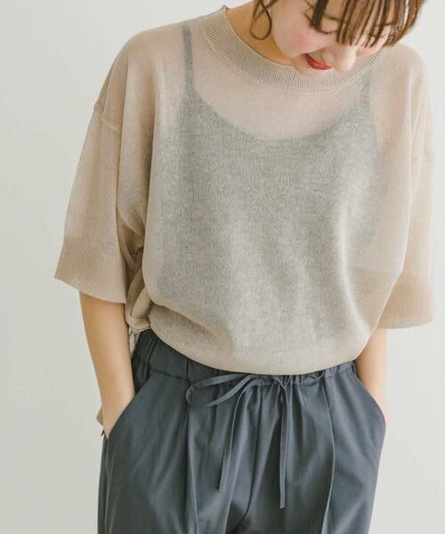 URBAN RESEARCH ITEMS / アーバンリサーチ アイテムズ ニット・セーター | シアーハンソデニットプルオーバー | 詳細23