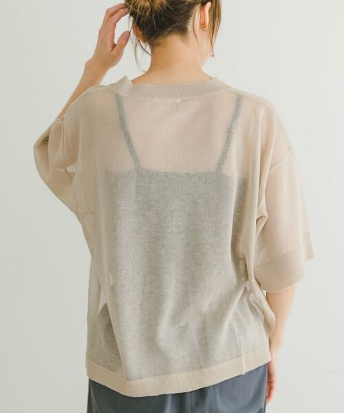 URBAN RESEARCH ITEMS / アーバンリサーチ アイテムズ ニット・セーター | シアーハンソデニットプルオーバー | 詳細24