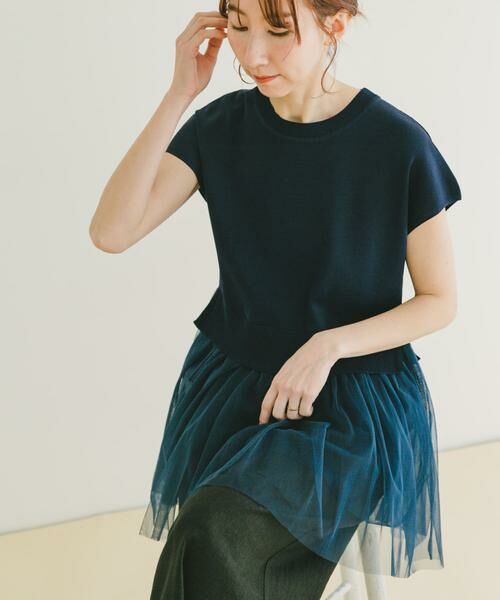 URBAN RESEARCH ITEMS / アーバンリサーチ アイテムズ ニット・セーター | ソウバリチュールドッキングニット | 詳細1