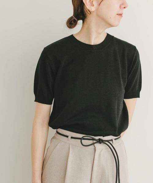 セール】 コンパクト半袖ニット （ニット・セーター）｜URBAN