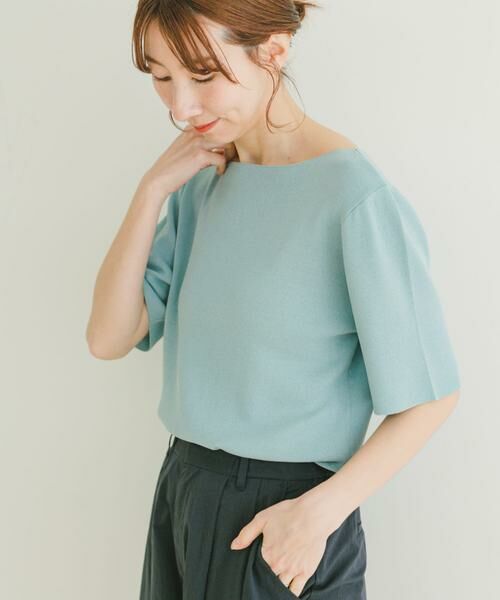 URBAN RESEARCH ITEMS / アーバンリサーチ アイテムズ ニット・セーター | ソウバリボートネックニット | 詳細2