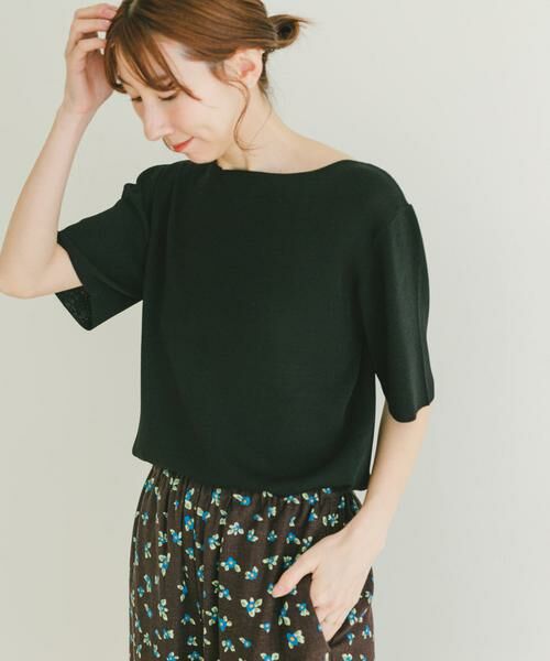 URBAN RESEARCH ITEMS / アーバンリサーチ アイテムズ ニット・セーター | ソウバリボートネックニット | 詳細16