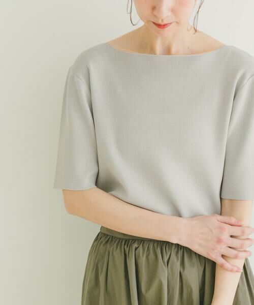 URBAN RESEARCH ITEMS / アーバンリサーチ アイテムズ ニット・セーター | ソウバリボートネックニット | 詳細23