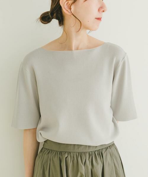 URBAN RESEARCH ITEMS / アーバンリサーチ アイテムズ ニット・セーター | ソウバリボートネックニット | 詳細24