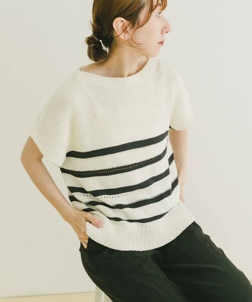 URBAN RESEARCH ITEMS / アーバンリサーチ アイテムズ ニット・セーター | ミックスパターンフレンチニット | 詳細18