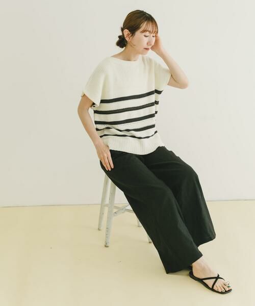 URBAN RESEARCH ITEMS / アーバンリサーチ アイテムズ ニット・セーター | ミックスパターンフレンチニット | 詳細20