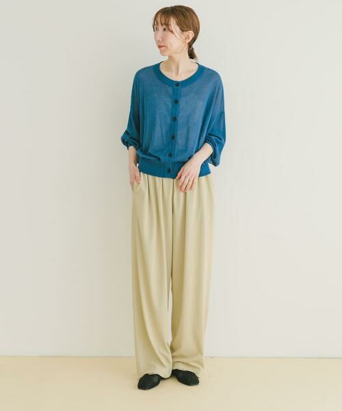 URBAN RESEARCH ITEMS / アーバンリサーチ アイテムズ カーディガン・ボレロ | シアークルーネックカーディガン | 詳細12