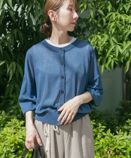 URBAN RESEARCH ITEMS / アーバンリサーチ アイテムズ カーディガン・ボレロ | シアークルーネックカーディガン | 詳細5