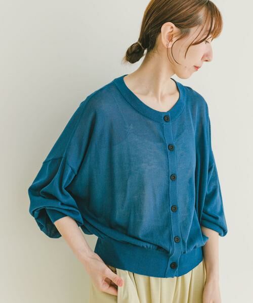 URBAN RESEARCH ITEMS / アーバンリサーチ アイテムズ カーディガン・ボレロ | シアークルーネックカーディガン | 詳細7