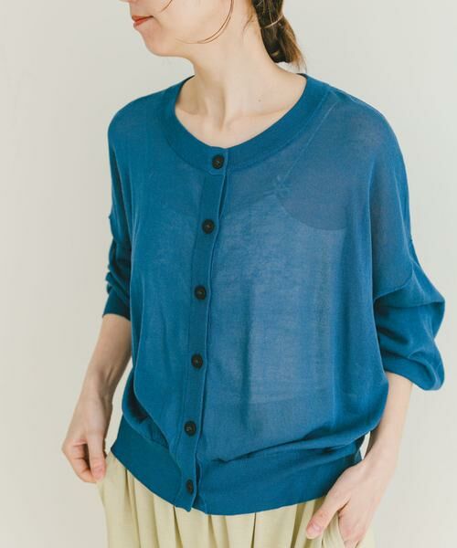 URBAN RESEARCH ITEMS / アーバンリサーチ アイテムズ カーディガン・ボレロ | シアークルーネックカーディガン | 詳細8